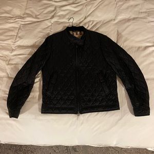 Burberry men’s quilted jacket size large